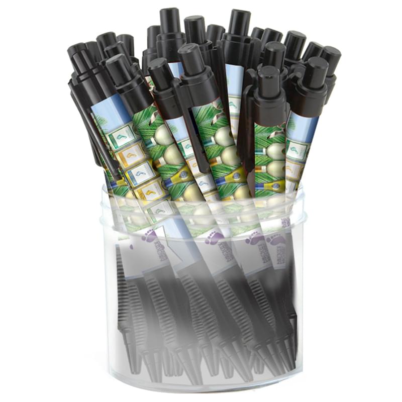 24-Pack Grip-Write Pens in Acrylic Display Cups 