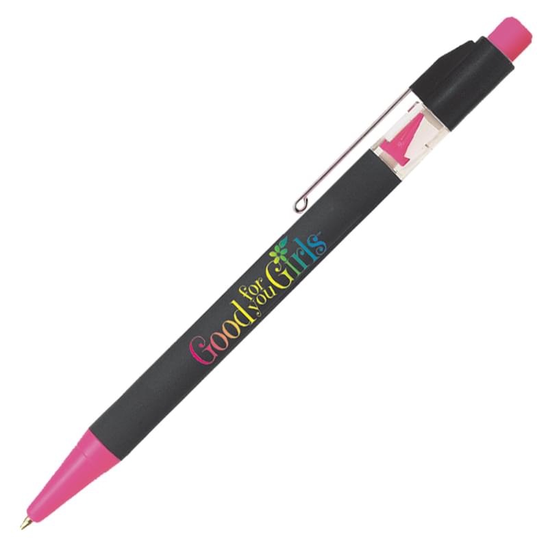 Custom Retractable Neon Click Pen 2