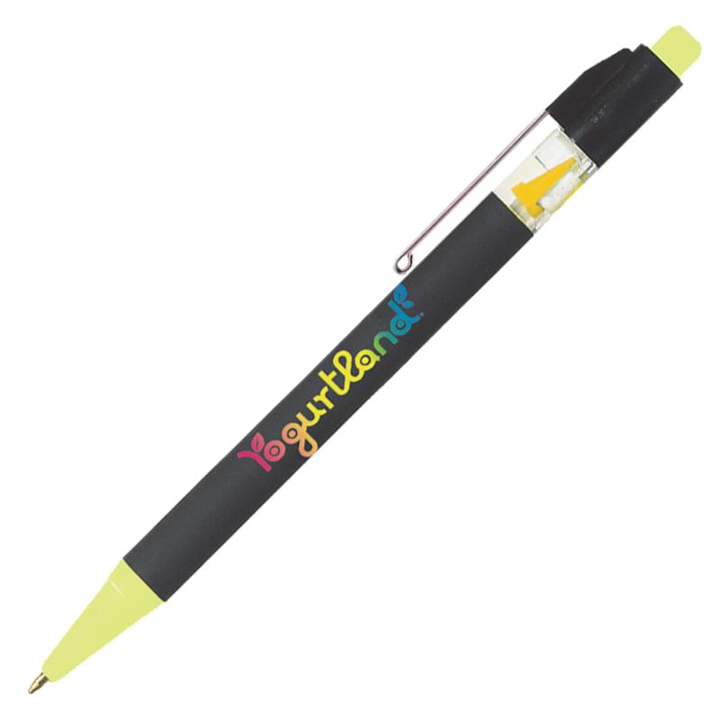 Custom Retractable Neon Click Pen 3