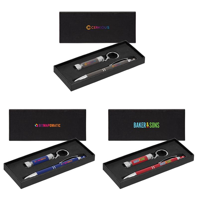Phoenix & Chroma Softy Gift Set ColorJet on Pen, Flashlight & Box