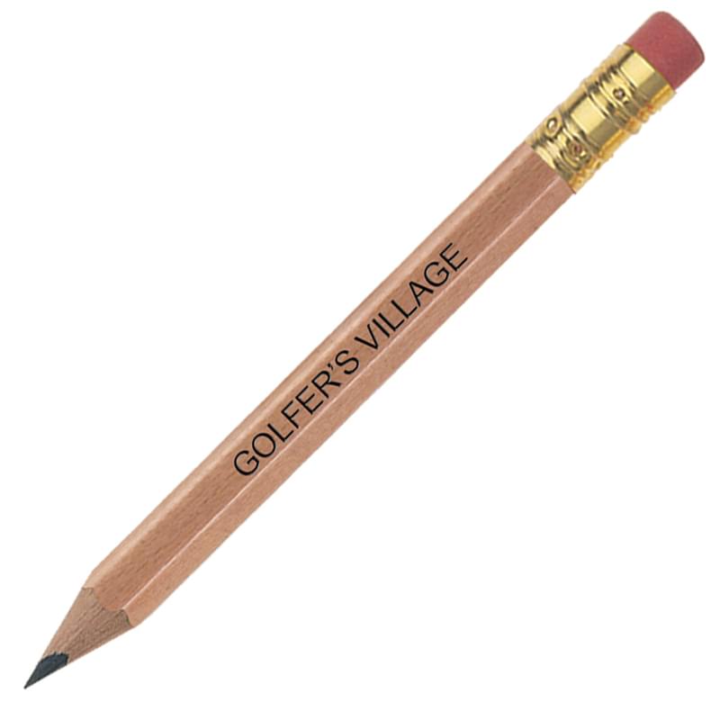 Golf Pencil Hex with Eraser