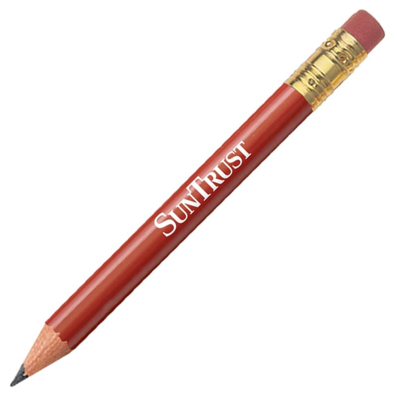 Golf Pencil Round with Eraser