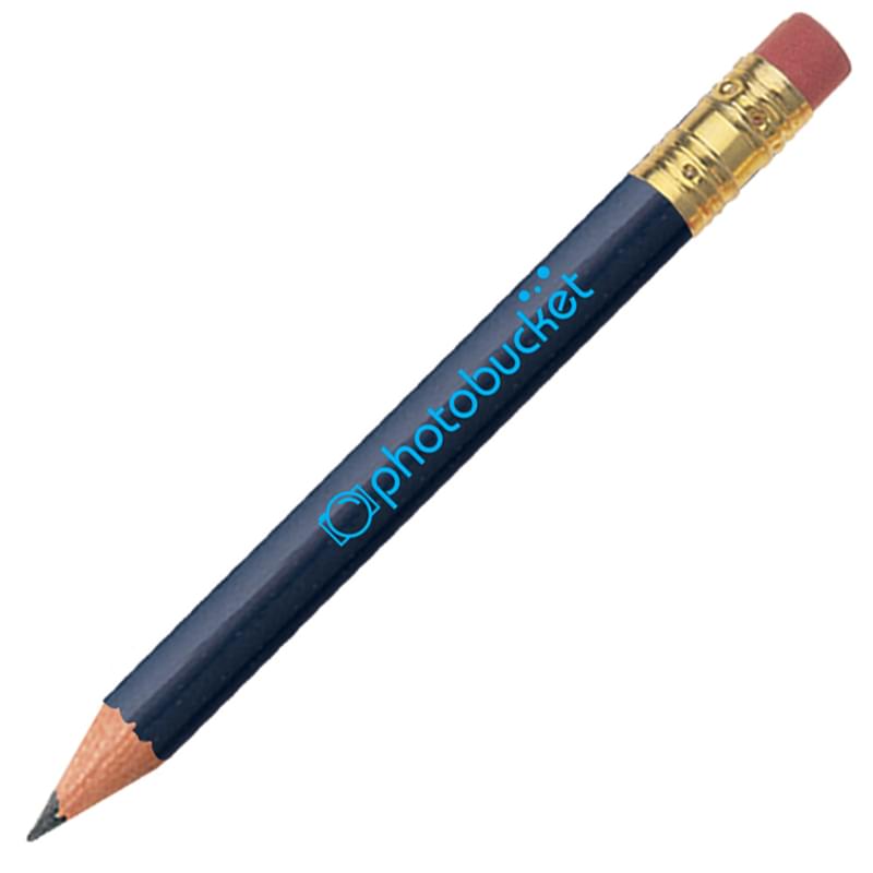 Golf Pencil Round with Eraser