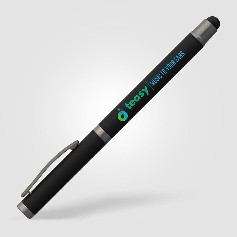 Bowie Recycled Aluminum Stylus Gel Pen - ColorJet