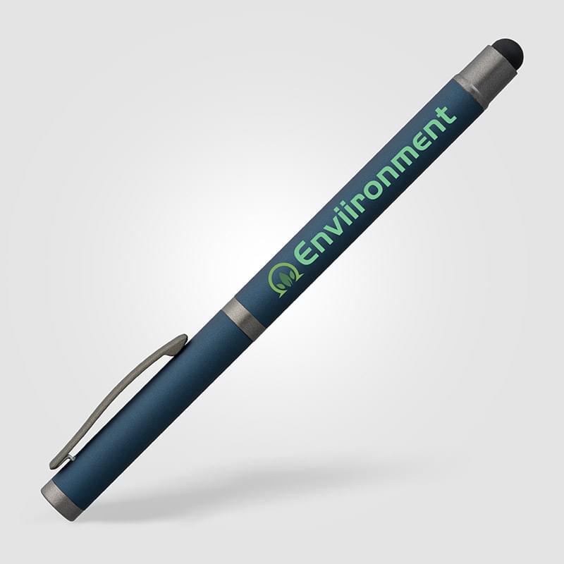 Bowie Recycled Aluminum Stylus Gel Pen - ColorJet