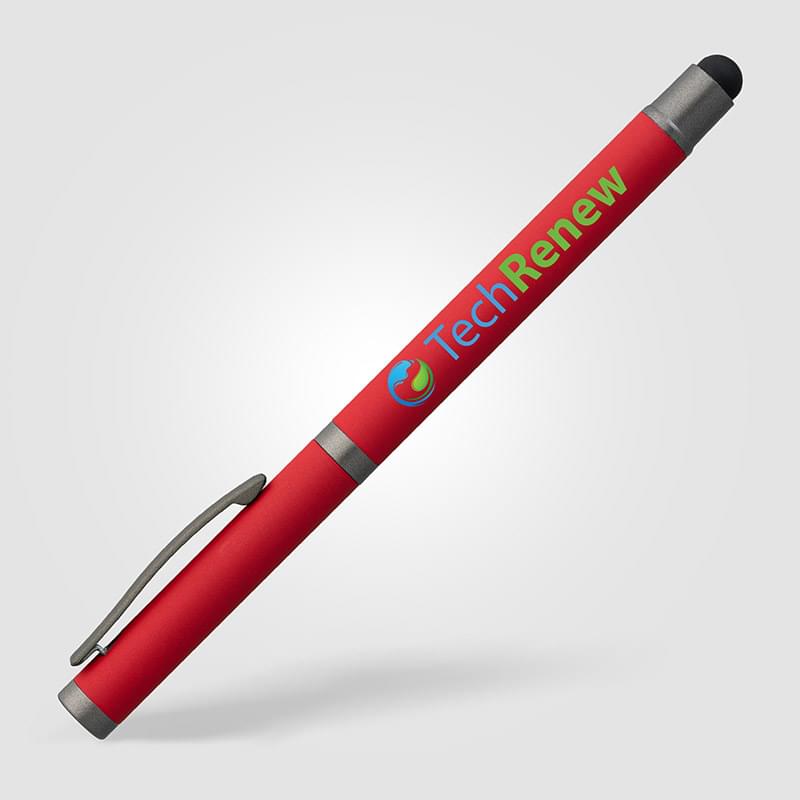 Bowie Recycled Aluminum Stylus Gel Pen - ColorJet