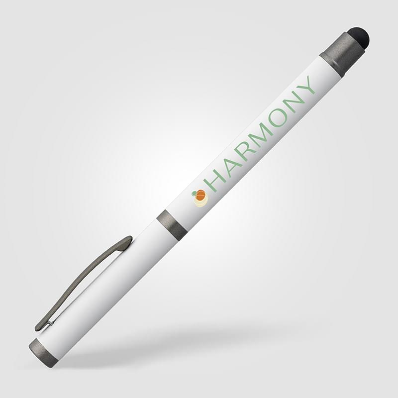 Bowie Recycled Aluminum Stylus Gel Pen - ColorJet