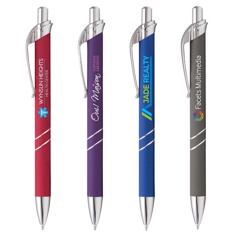 Ovalesque Softy - Full Color - Full Color Metal Pen