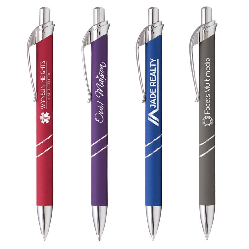 Ovalesque Softy - Laser Engraved Metal Pen