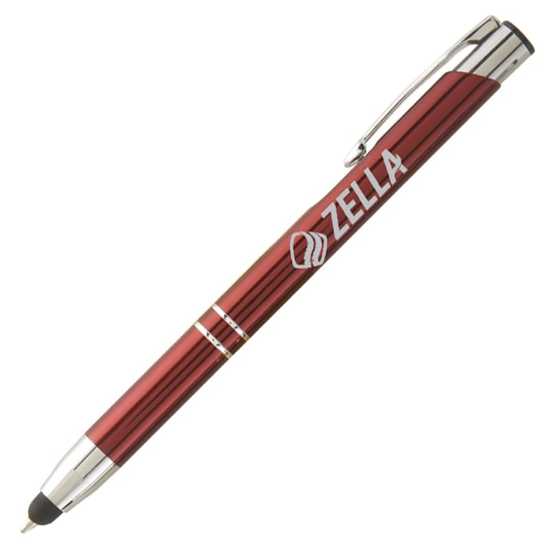 Tres-Chic Touch Stylus - Laser Engraved - Metal Pen