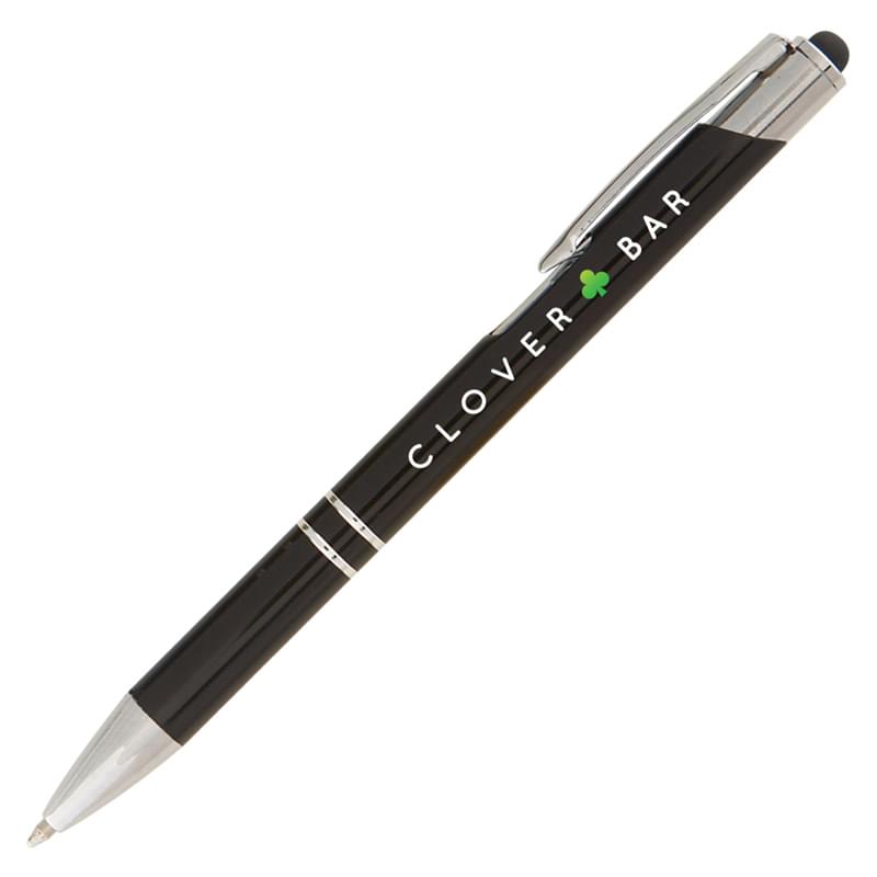 Tres-Chic w/Stylus - ColorJet - Full Color Metal Pen