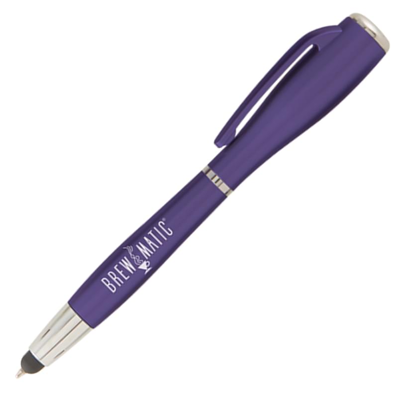 Nova Touch (Metallic) Stylus w/ LED Flashlight Pen