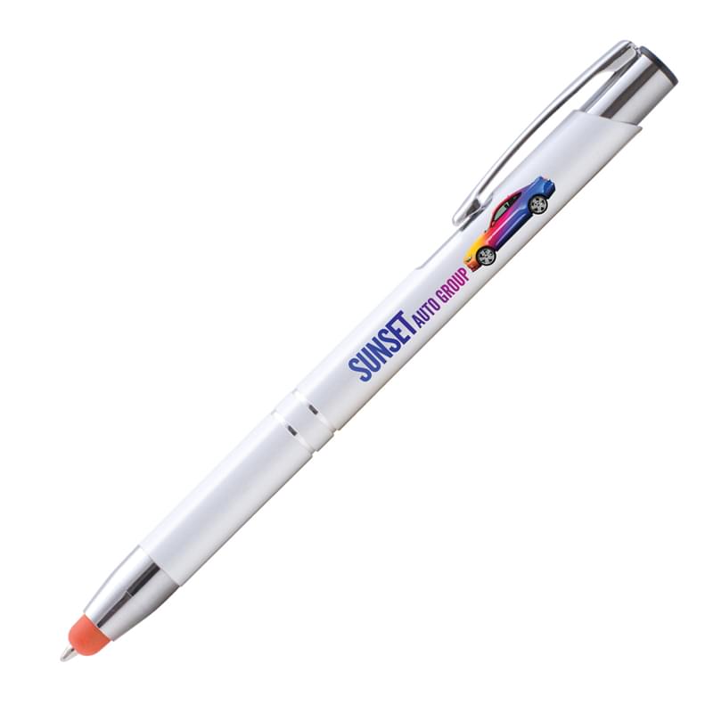 Chico Brights w/Stylus -   - Full-Color Metal Pen 2