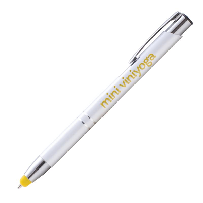 Chico Brights w/Stylus -   - Full-Color Metal Pen 4