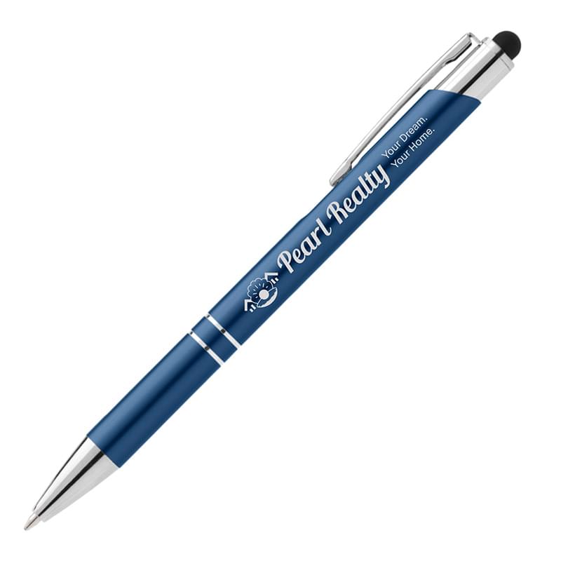 Matte Chico Pen w/ Stylus Top - Laser 6