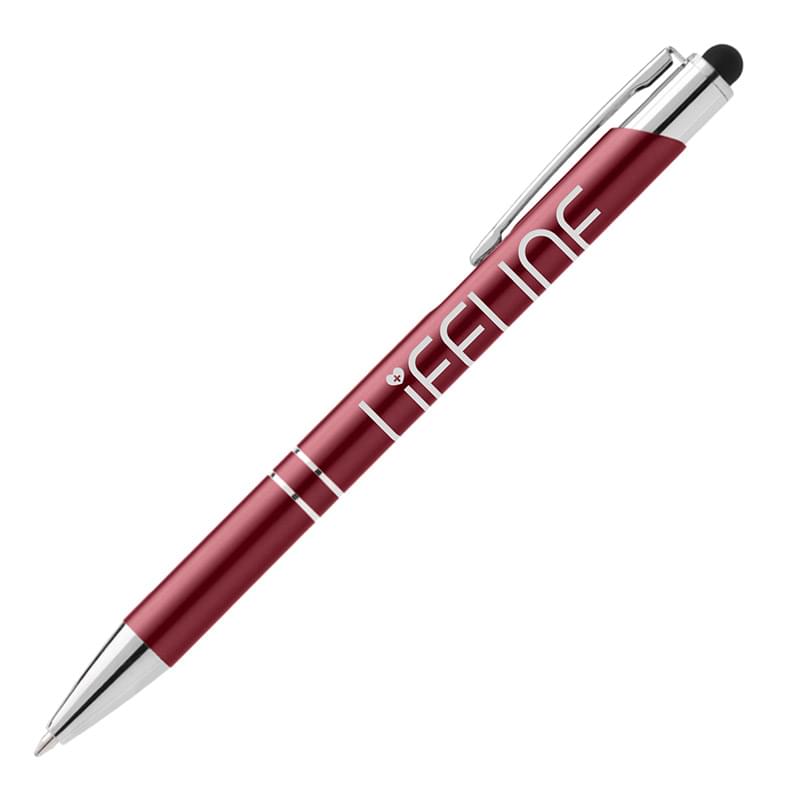 Matte Chico Pen w/ Stylus Top - Laser 2