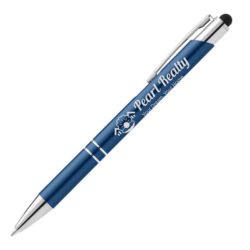 Matte Chico Pen w/ Stylus Top - Laser 6