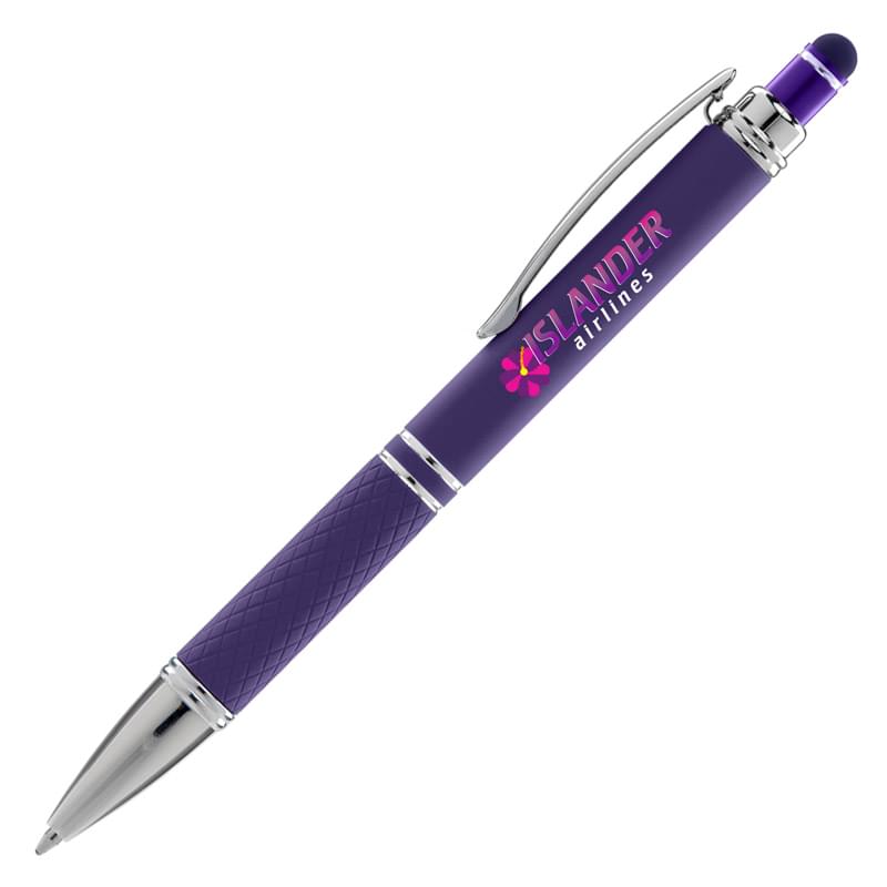 Phoenix Softy w/Stylus - ColorJet - Full Color Metal Pen