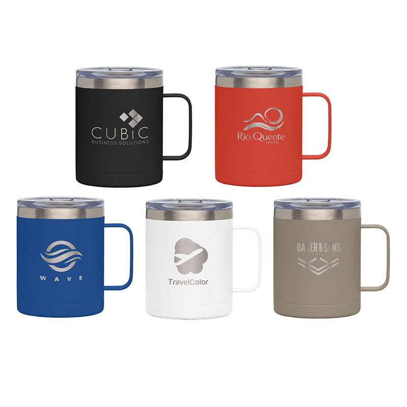 Glamping - 14 oz. Double-Wall Stainless Mug - Laser