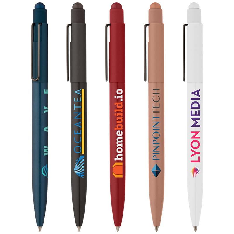 Evo Softy Recycled Aluminum Pen w/ Stylus - ColorJet