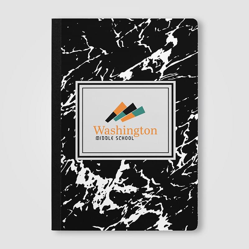 Slate FSC Paper Marble Hardcover Composition Notebook – A5 -ColorJet