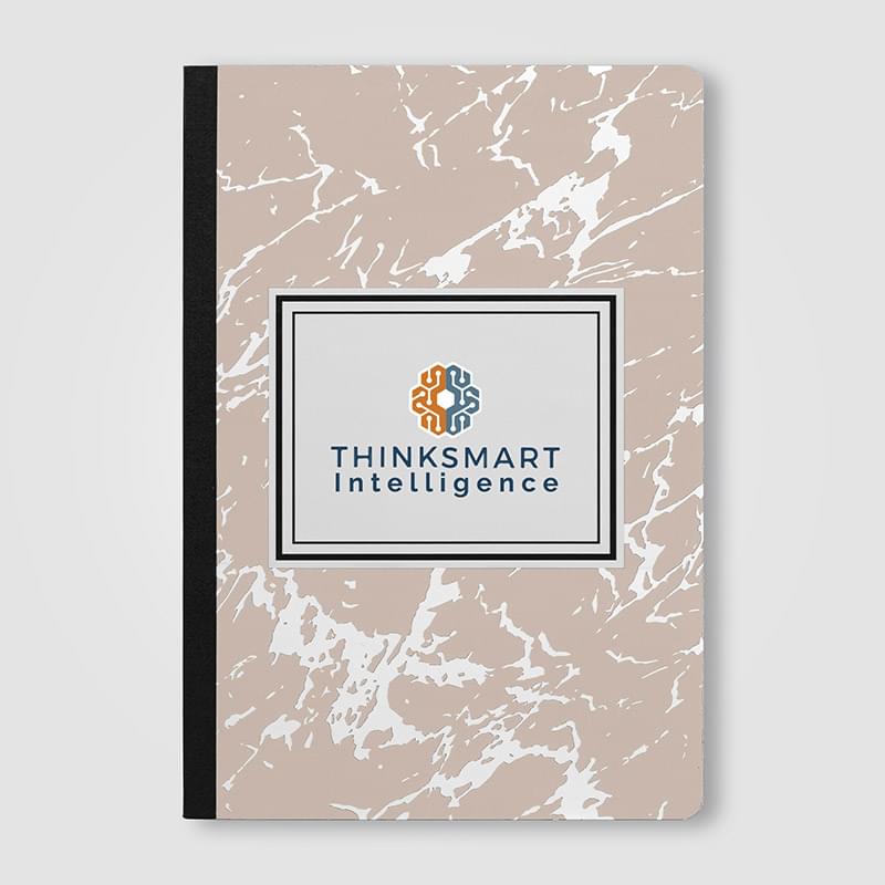 Slate FSC Paper Marble Hardcover Composition Notebook – A5 -ColorJet