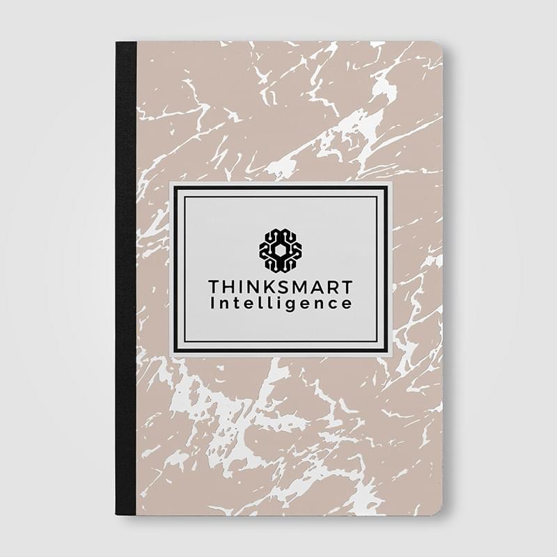Slate FSC Paper Marble Hardcover Composition Notebook – A5