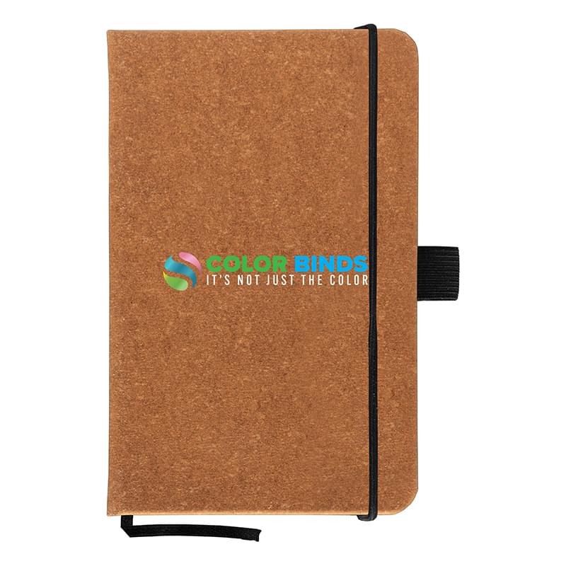 Carson 3.5" x 5.5" Recycled PU Leather Notebook - ColorJet