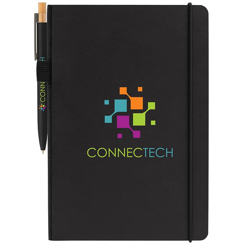 Recycled Kraft Paper Cover Journal & Pen Set - A5 5.9" x 8.3"