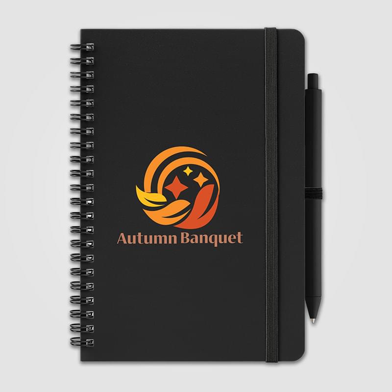 Höga Repreve Spiral Jotter Notepad - A5 - ColorJet