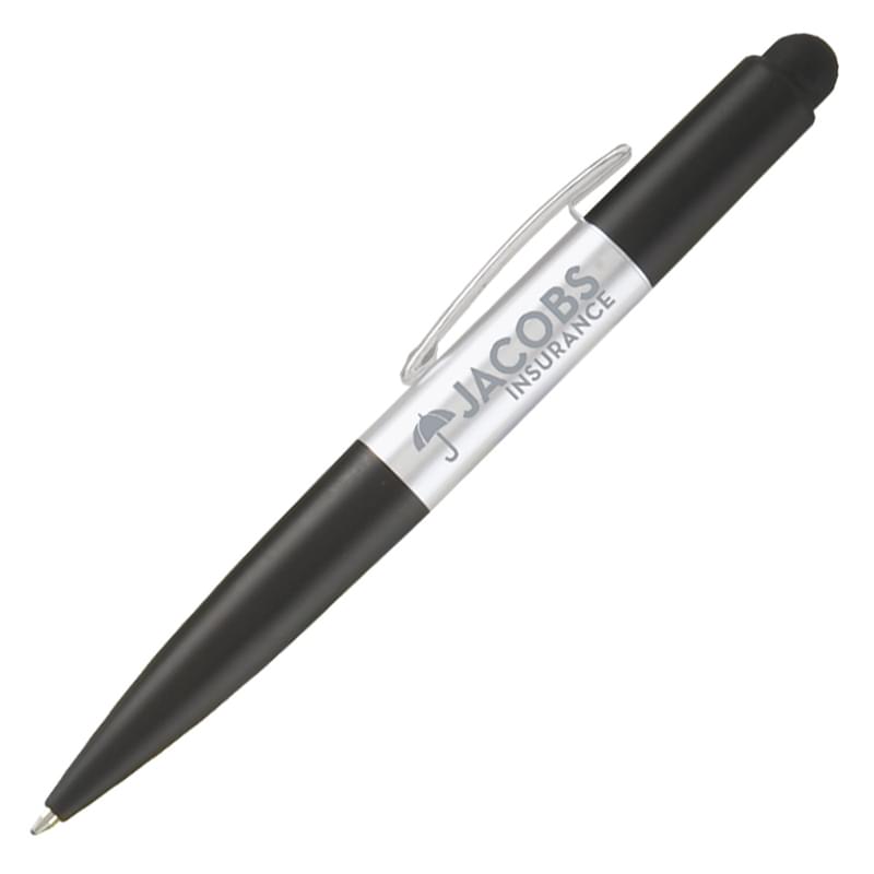 Disco Stylus Pen with LED Rainbow Strobe Logo