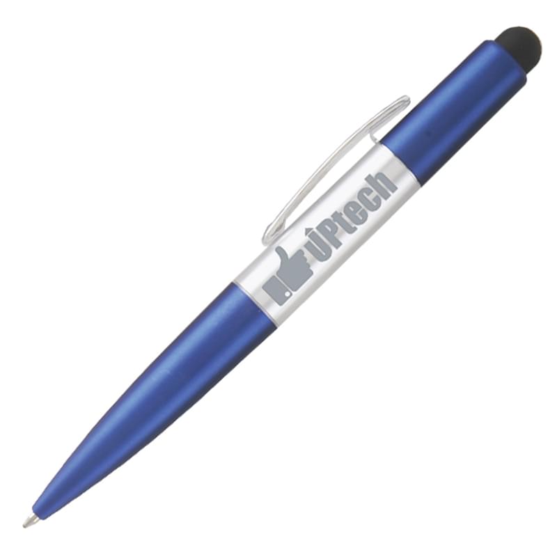 Disco Stylus Pen with LED Rainbow Strobe Logo