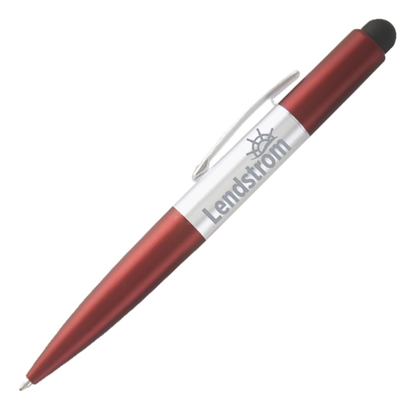 Disco Stylus Pen with LED Rainbow Strobe Logo