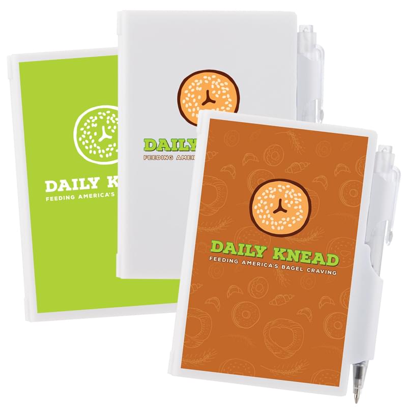 Plastic Note Pad (Digital Full Color) w/ Pen