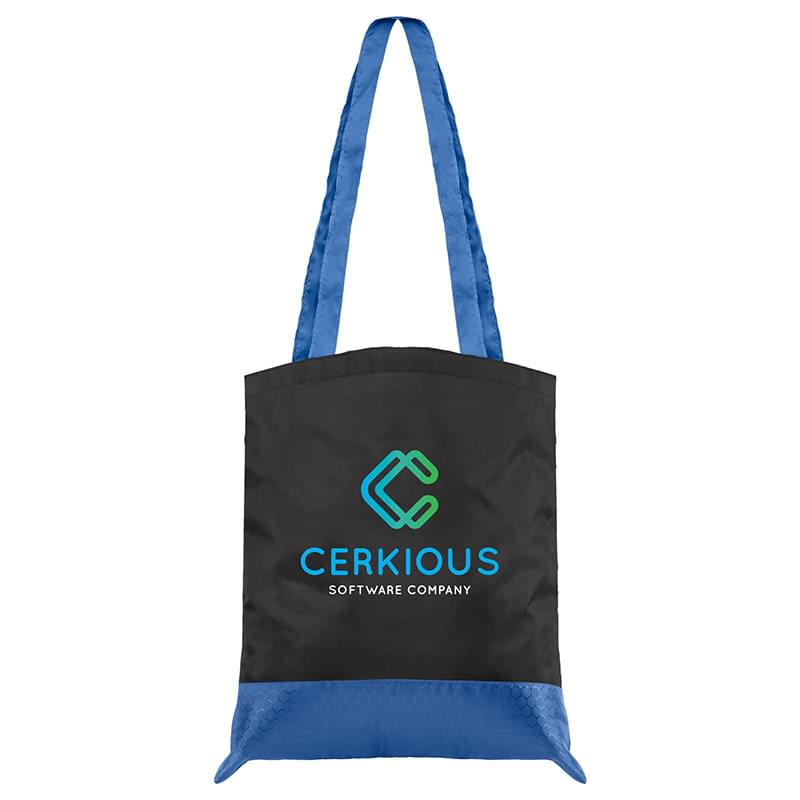 York Shopping Tote Bag - 210D Polyester, 420D RipStop Trim 3