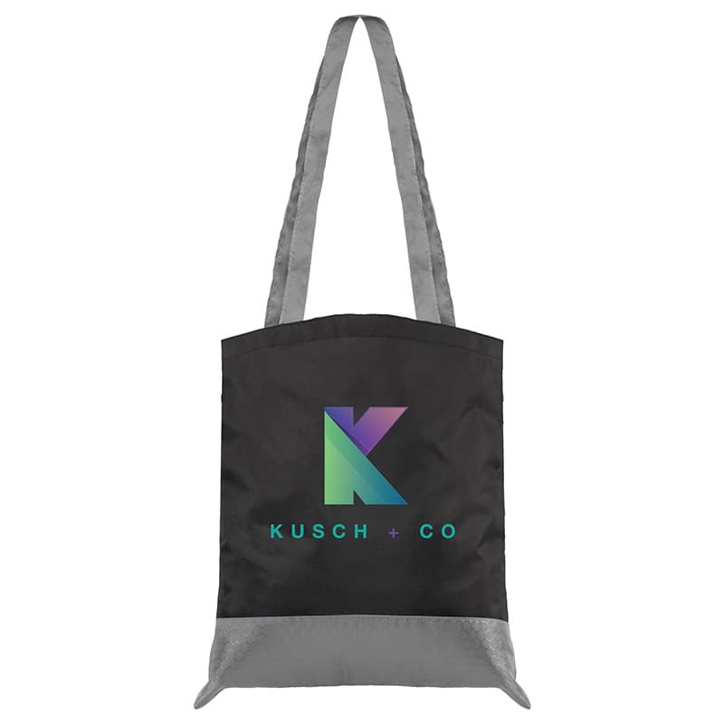 York Shopping Tote Bag - 210D Polyester, 420D RipStop Trim 1