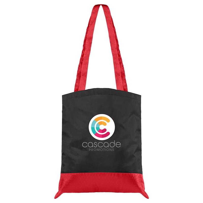 York Shopping Tote Bag - 210D Polyester, 420D RipStop Trim 2