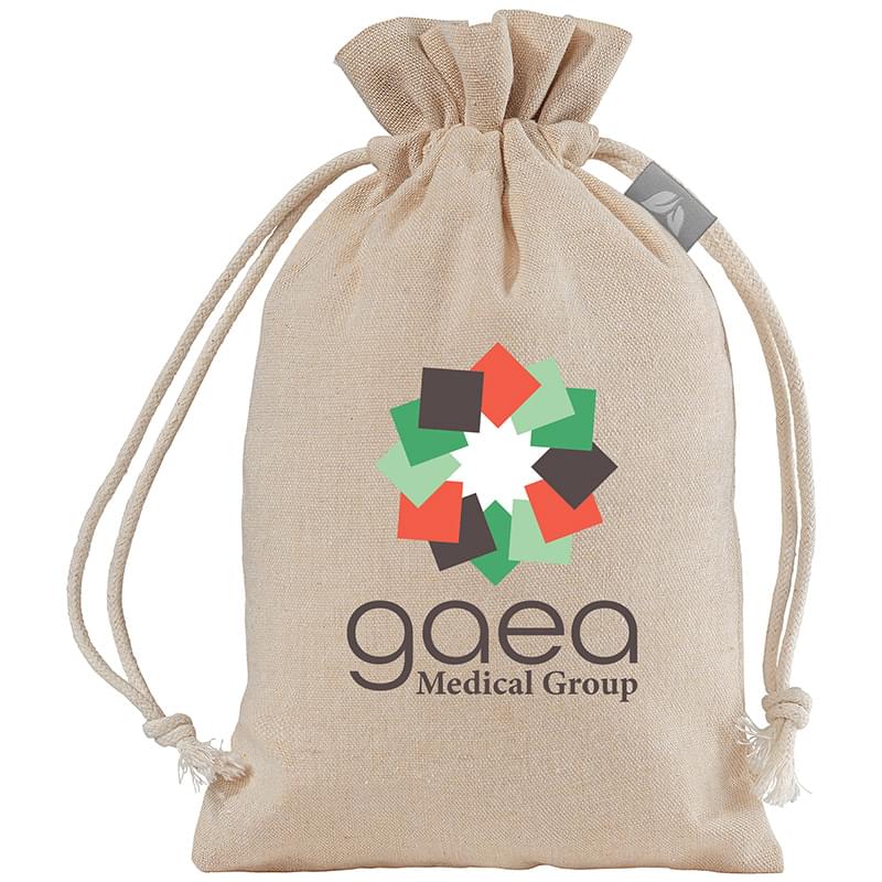 Small Gift Bag - 4 oz. Recycled Cotton Blend - Heat Transfer