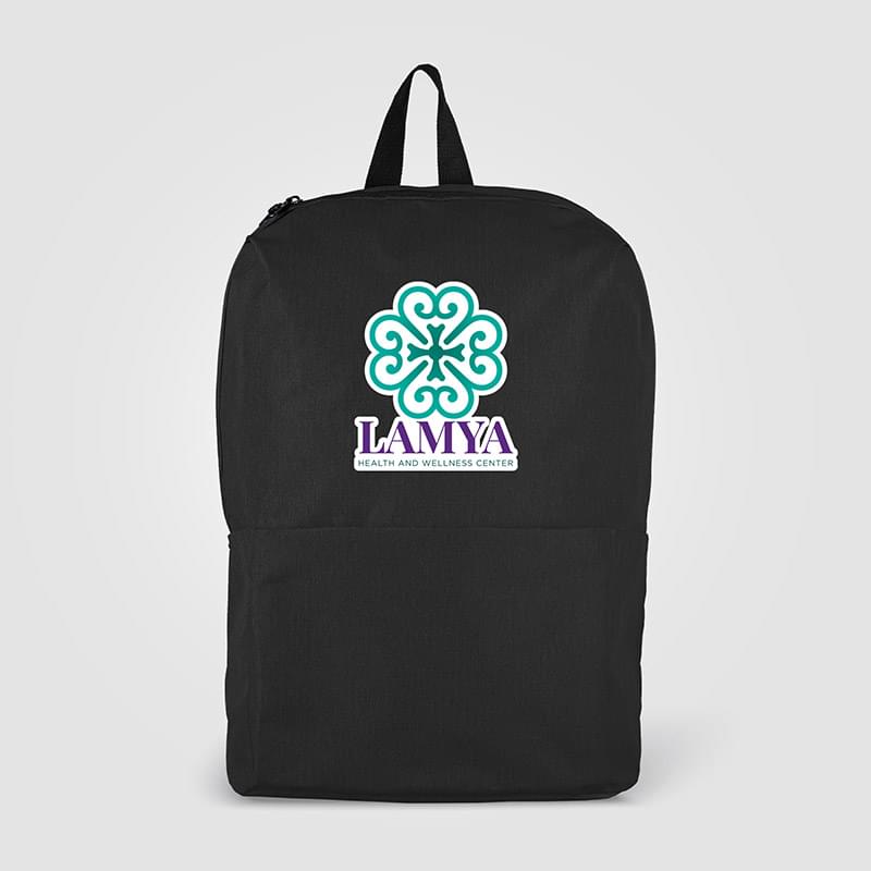 Summit rPET Comfort Strapped Backpack - 4.7 gal - Heat Transfer