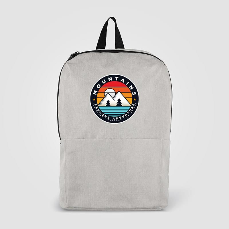 Summit rPET Comfort Strapped Backpack - 4.7 gal - Heat Transfer