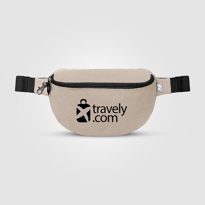 Helsinki rPET Anti-Theft Hook-Zip Waist Bag – 2L