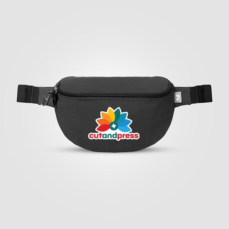 Helsinki rPET Anti-Theft Hook-Zip Waist Bag – 2L -Heat Transfer