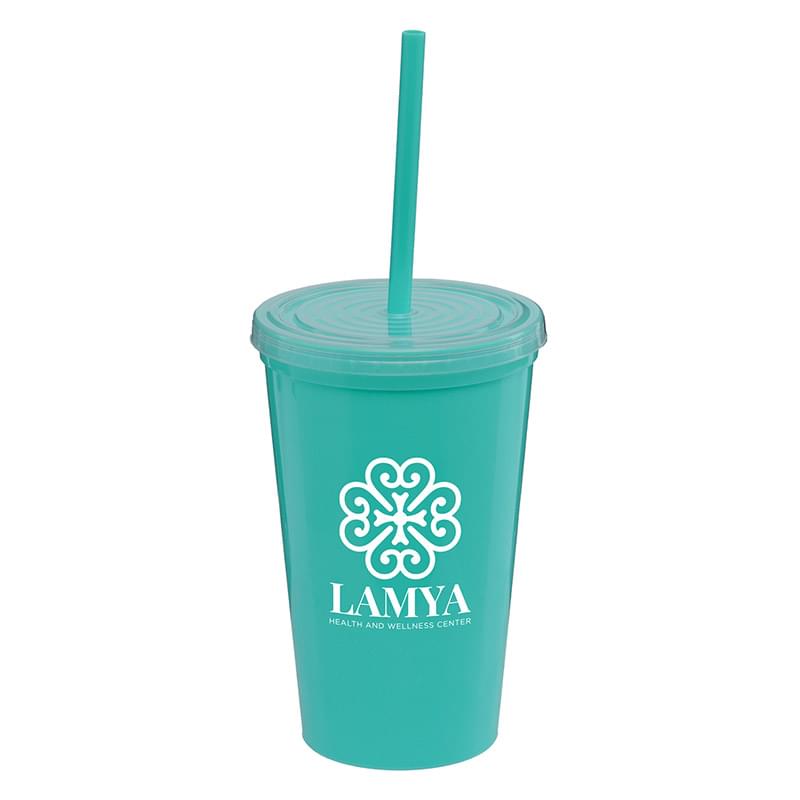 Explore Brights - 16 oz Double Wall Tumbler 5