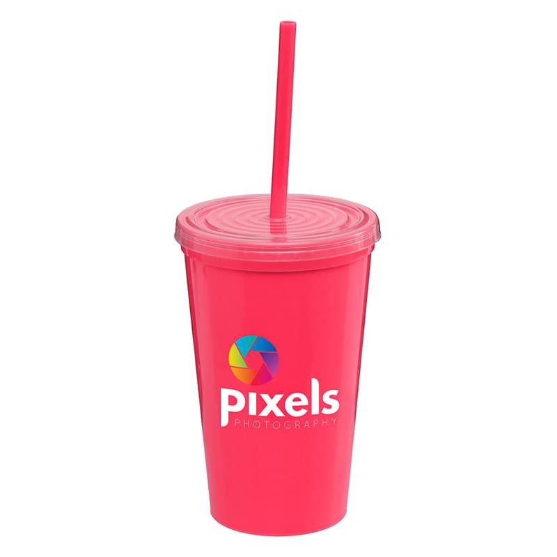 Explore Brights - 16 oz Double Wall Tumbler- Full Color 3