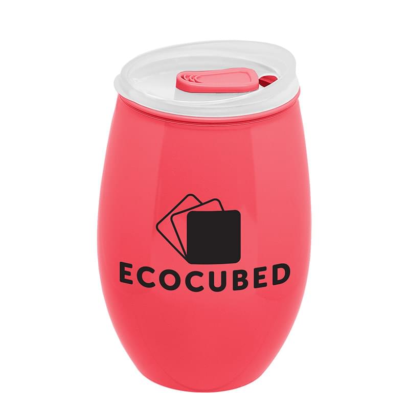 16 oz Tritan Stemless Wine Cup with Lid 4