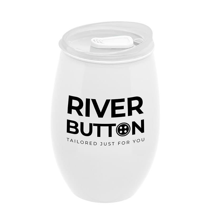 16 oz Tritan Stemless Wine Cup with Lid 5