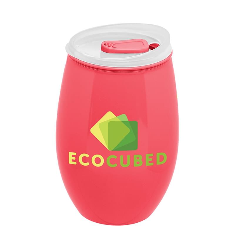16 oz Tritan Stemless Wine Cup with Lid- Full color 4
