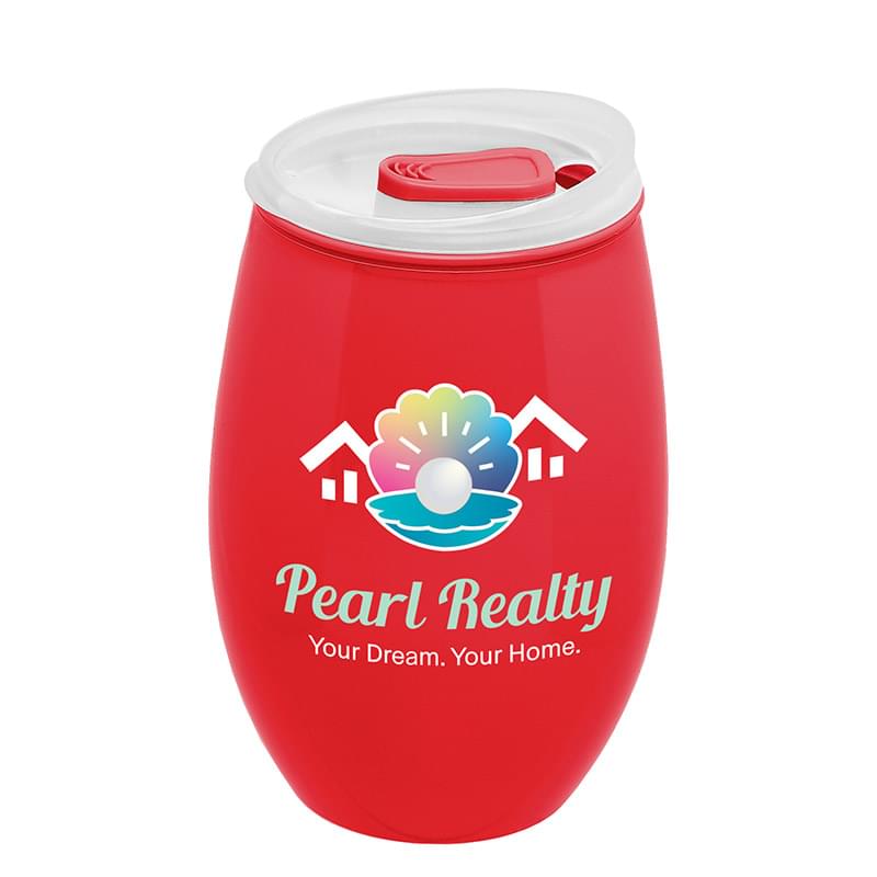 16 oz Tritan Stemless Wine Cup with Lid- Full color 7