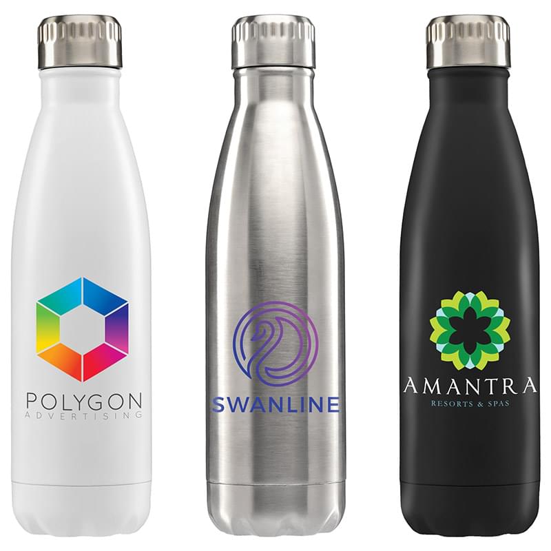 Ibiza - 17 oz. Double Wall Stainless Bottle - Full Color