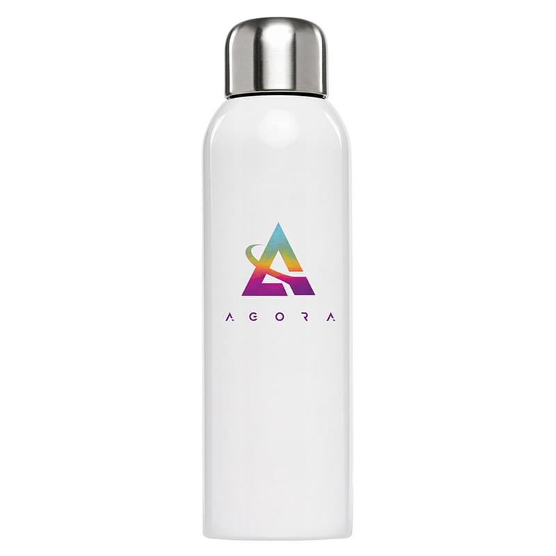 26 oz Stainless Steel Bottle with Cap- Full Color
